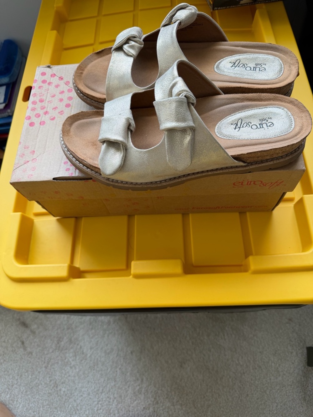 Eurosoft Metallic Gold Slides